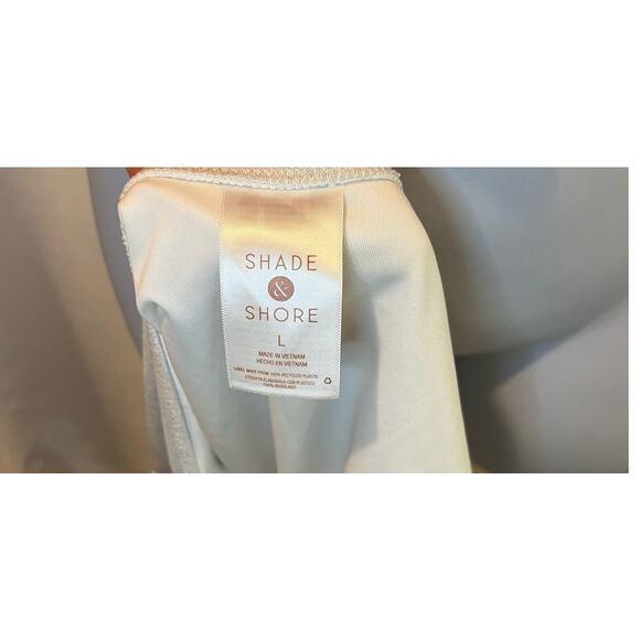 Shade & Shore Silver One Piece Cutout Swimsuit - NWOT - Size L - Picture 7 of 7